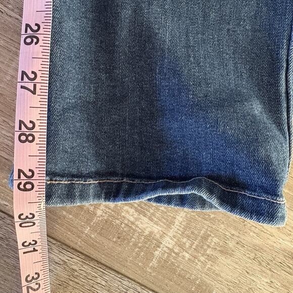 L.T.J. Letter to Juliet Jeans Romeo High Rise Straight Leg Sz 26 Denim USA Made - Picture 9 of 11